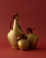 Antique Gold Metal Bell Ornaments - Lone Fox