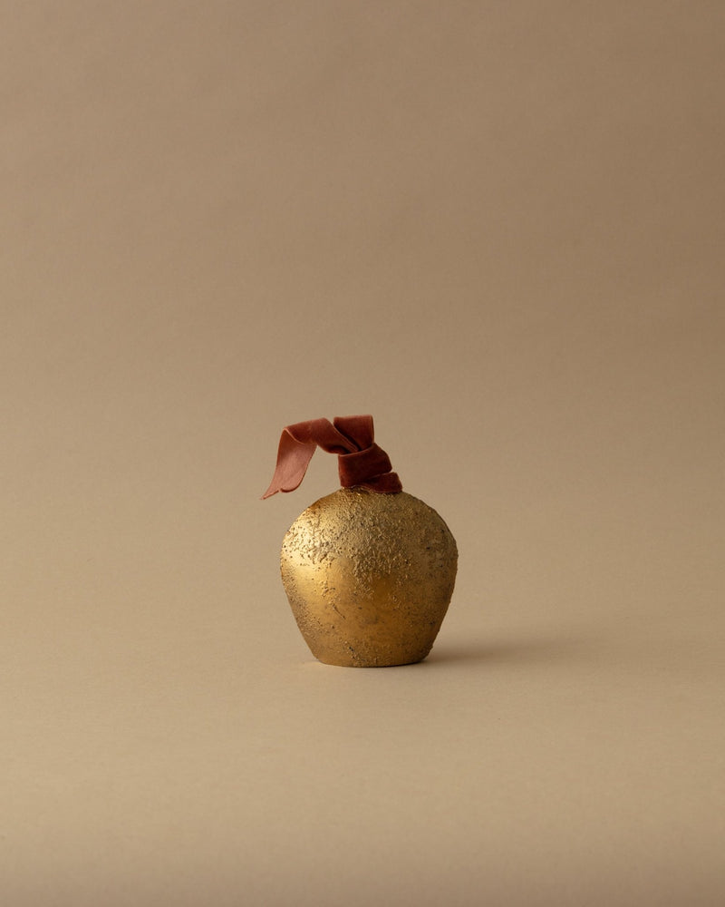Antique Gold Metal Bell Ornaments - Lone Fox