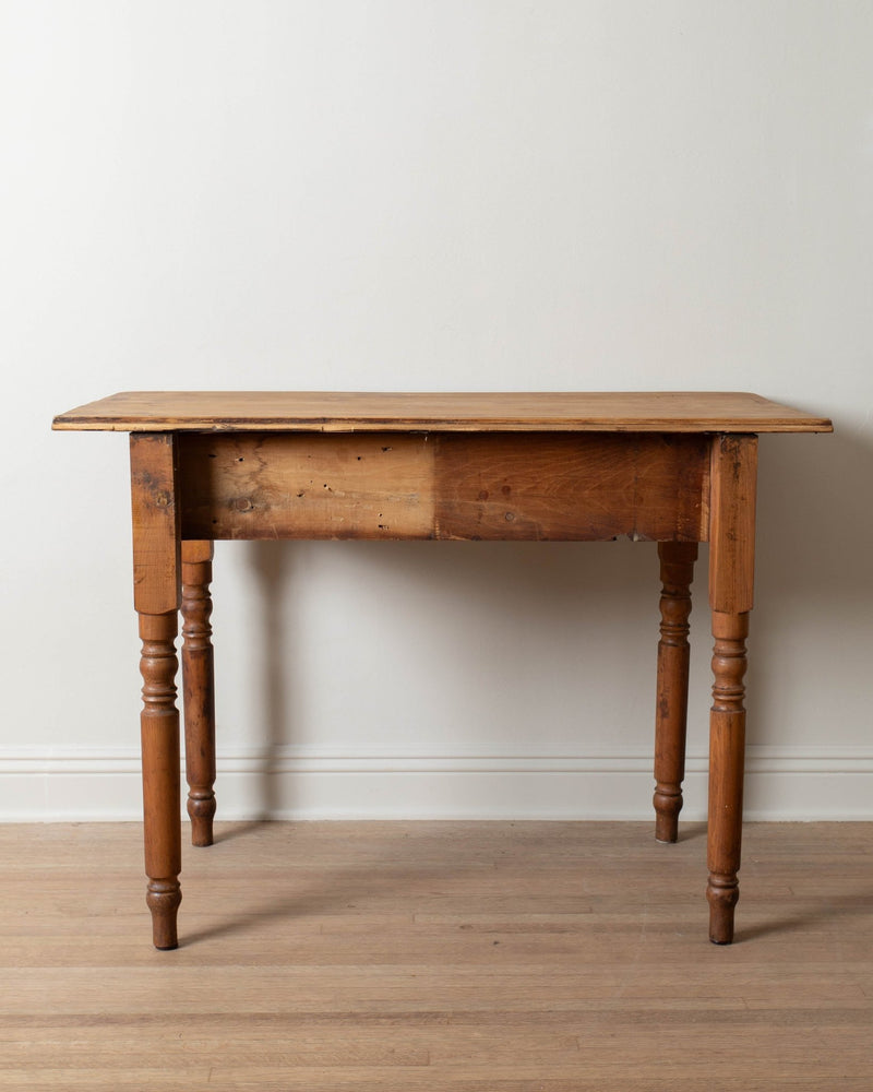 Antique Oak Desk / Entry Table - Lone Fox