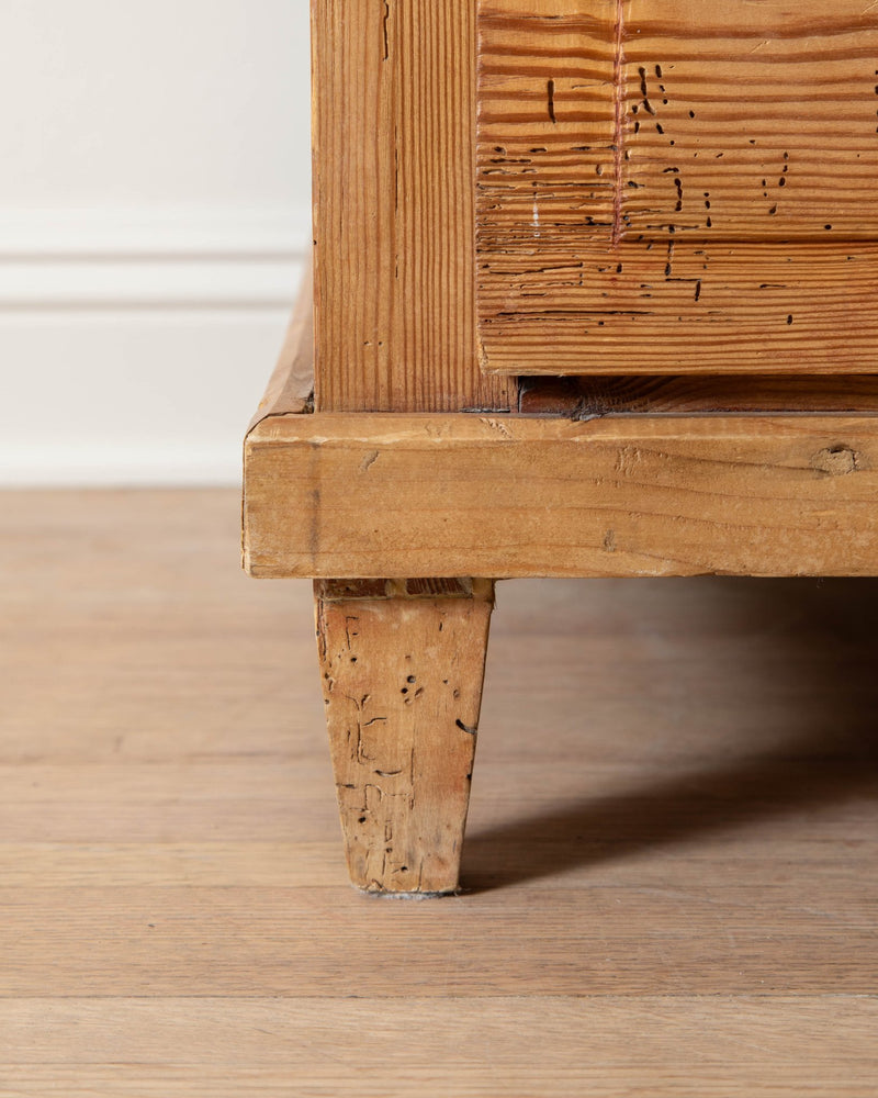 Antique Pine 3 Drawer Dresser - Lone Fox