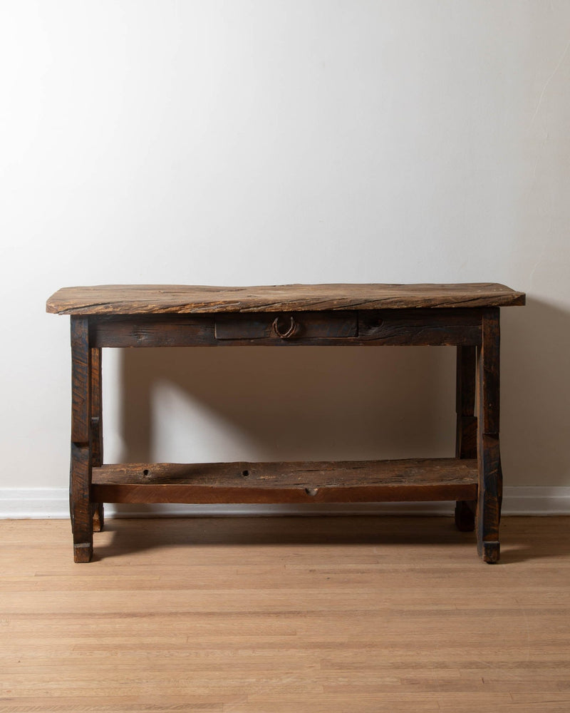 Antique Reclaimed Southwestern Console Table - Lone Fox