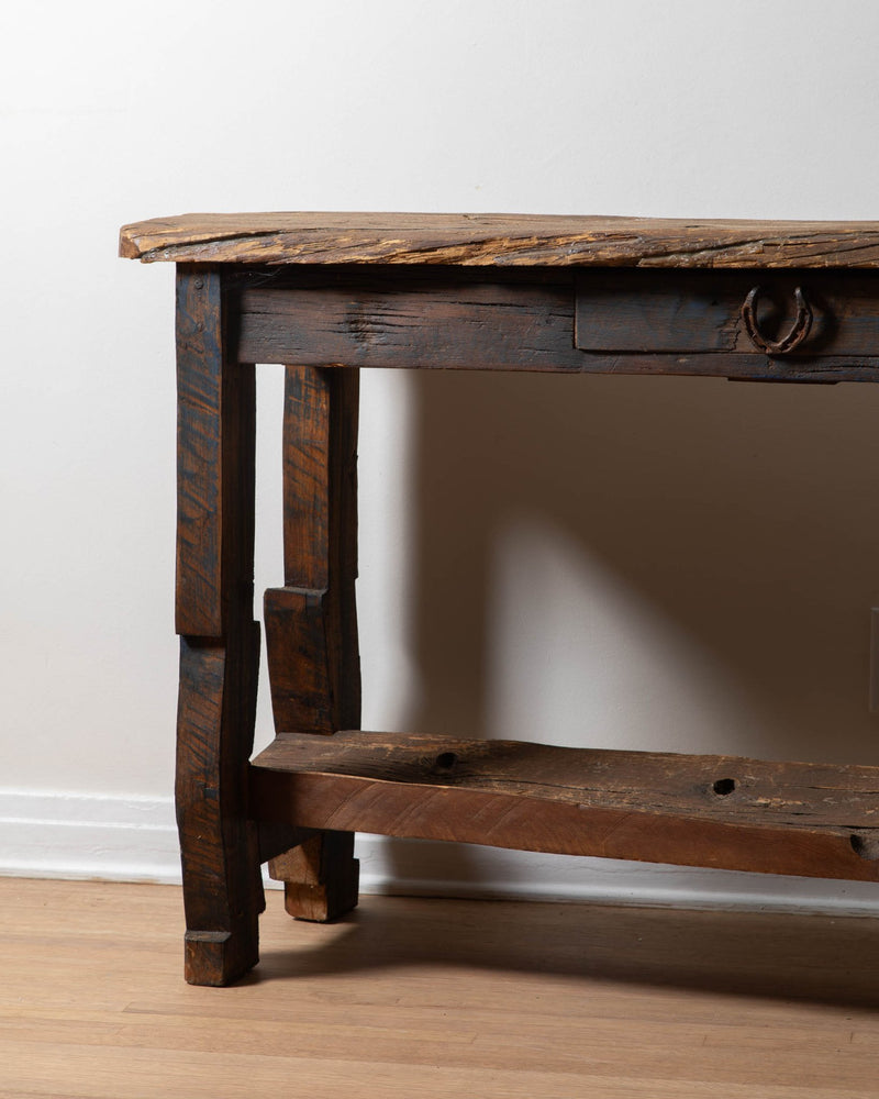 Antique Reclaimed Southwestern Console Table - Lone Fox