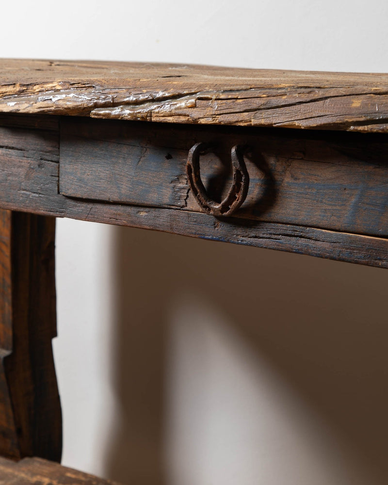 Antique Reclaimed Southwestern Console Table - Lone Fox