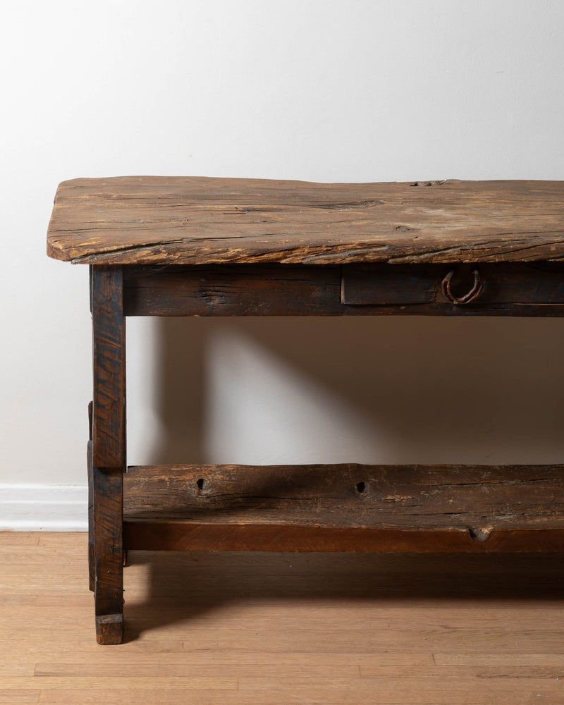 Antique Reclaimed Southwestern Console Table - Lone Fox