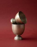 Antique Silver Scalloped Footed Bowls (Set of 2) - Lone Fox