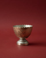 Antique Silver Scalloped Footed Bowls (Set of 2) - Lone Fox