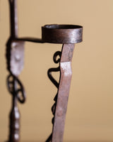 Antique Tinder Holder Iron / Candle Holder, France, 19th Century - Lone Fox