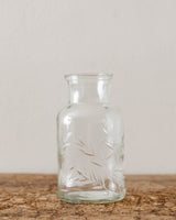 Apothecary Etched Glass Vase - Lone Fox