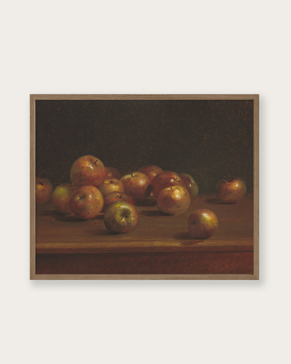 "Apples on a table" Art Print - Lone Fox