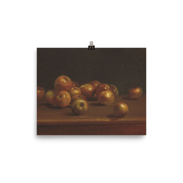 "Apples on a table" Art Print - Lone Fox