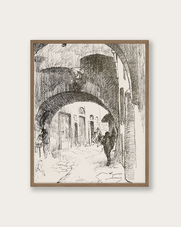 "Arches, Via Strozzi" Art Print - Lone Fox