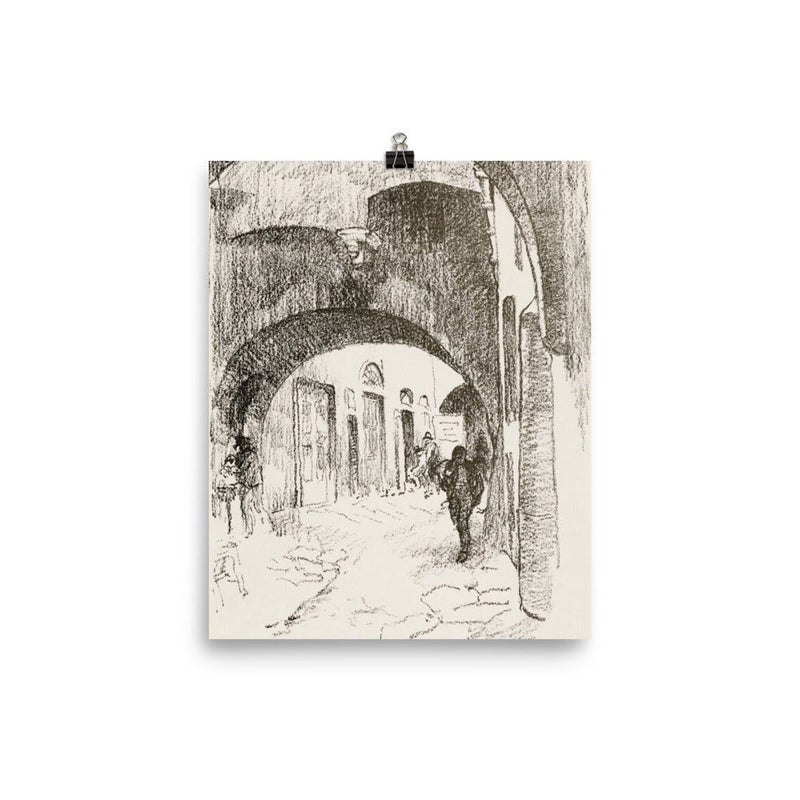 "Arches, Via Strozzi" Art Print - Lone Fox