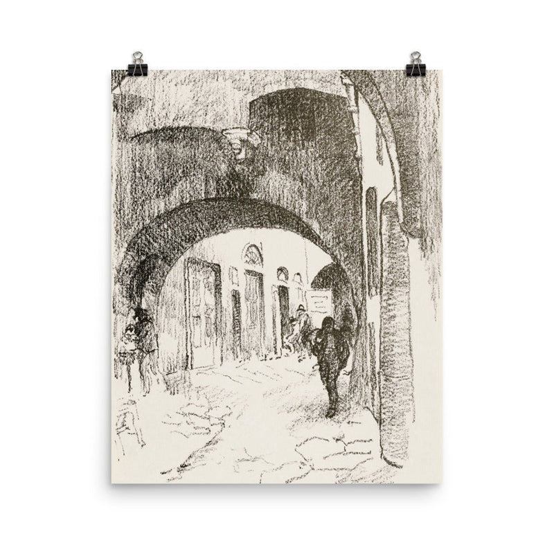 "Arches, Via Strozzi" Art Print - Lone Fox