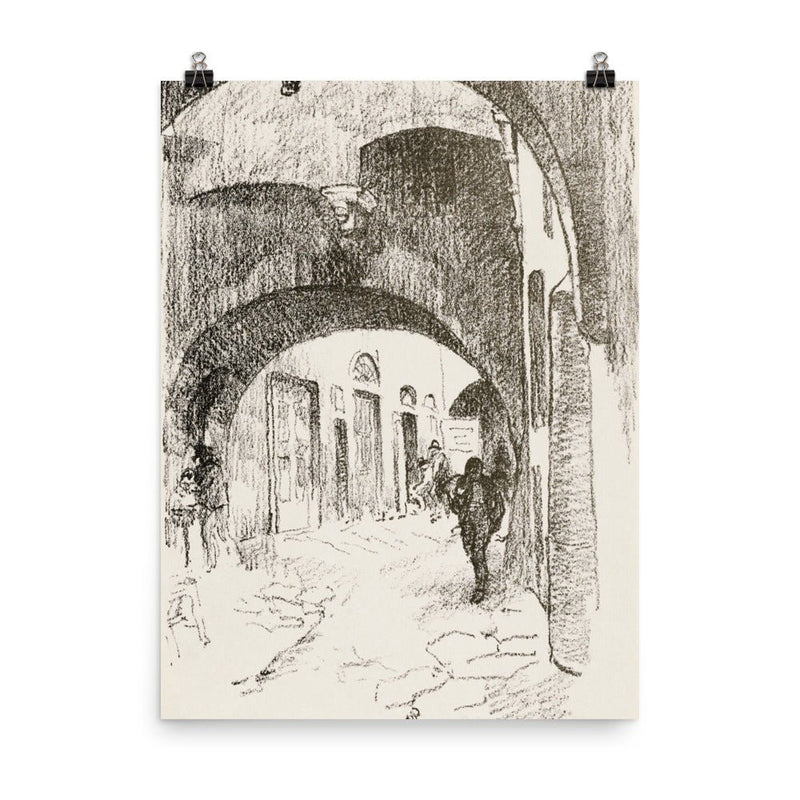 "Arches, Via Strozzi" Art Print - Lone Fox