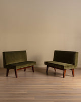 Armless Benches by Pierre Jeanneret, High Court, Chandigarh, 1959 (2 Available) - Lone Fox