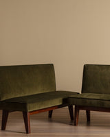 Armless Benches by Pierre Jeanneret, High Court, Chandigarh, 1959 (2 Available) - Lone Fox