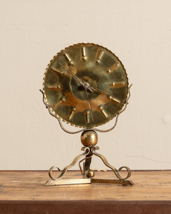 Art Deco Amsterdam School Tabletop Clock by Jacob Palmtag, 1920's - Lone Fox