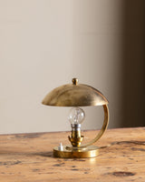 Art Deco Brass Bauhaus Table Lamp, 1930's - Lone Fox