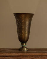 Art Deco Bronze Lamp by Genet & Michon, 1920s - Lone Fox