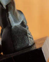 Art Deco Bronze & Marble Fish Bookends, France, 1930's - Lone Fox
