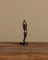 Art Deco Bronze Standing Man Statue, France, 1920's - Lone Fox