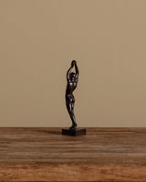 Art Deco Bronze Standing Man Statue, France, 1920's - Lone Fox