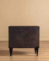 Art Deco Burl Bar Cabinet w/ Ebonized Legs, Italy, 1930's - Lone Fox