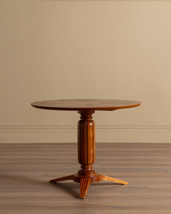 Art Deco Burl Center Table, Sweden, 1940's - Lone Fox