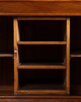 Art Deco Carved Oak Sideboard on Pedestal Base, France, 1940's - Lone Fox
