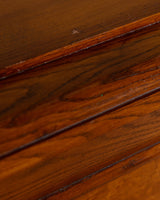 Art Deco Carved Oak Sideboard on Pedestal Base, France, 1940's - Lone Fox