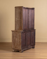 Art Deco Cerused Oak Four Door Hutch, France, 1940s - Lone Fox