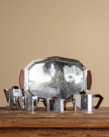 Art Deco Geometric Coffee / Tea Service, 1920's (6 pcs) - Lone Fox
