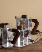 Art Deco Geometric Coffee / Tea Service, 1920's (6 pcs) - Lone Fox