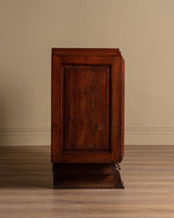 Art Deco Geometric Oak Sideboard by Charles Dudouyt, France, 1940's - Lone Fox