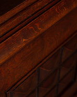 Art Deco Geometric Oak Sideboard by Charles Dudouyt, France, 1940's - Lone Fox