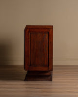 Art Deco Geometric Oak Sideboard by Charles Dudouyt, France, 1940's - Lone Fox