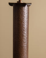 Art Deco Hammered Copper Table Lamps, 1930's (2 available) - Lone Fox