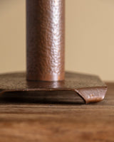 Art Deco Hammered Copper Table Lamps, 1930's (2 available) - Lone Fox