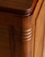 Art Deco Mahogany Sideboard Attributed to Gaston Poisson, France, 1940's - Lone Fox