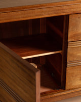 Art Deco Mahogany Sideboard Attributed to Gaston Poisson, France, 1940's - Lone Fox