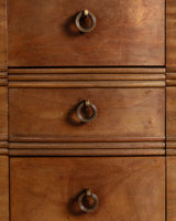 Art Deco Mahogany Sideboard Attributed to Gaston Poisson, France, 1940's - Lone Fox