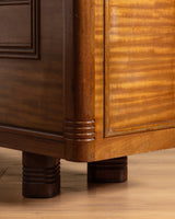 Art Deco Mahogany Sideboard Attributed to Gaston Poisson, France, 1940's - Lone Fox