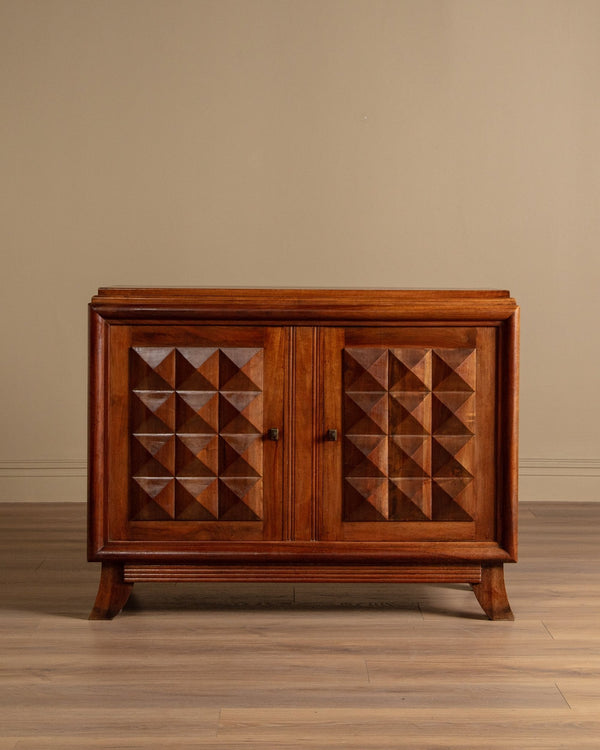 Art Deco Mahogany Sideboard, Manner of Charles Dudouyt, France, 1940's - Lone Fox