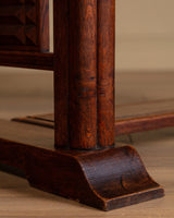Art Deco Oak Dining Table / Desk Manner of Charles Dudouyt, France, 1940s - Lone Fox