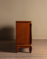 Art Deco Oak Sideboard w/ Crosshatch, Manner of Jean Royere, France, 1945 - Lone Fox