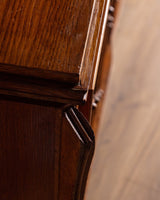 Art Deco Oak Sideboard w/ Crosshatch, Manner of Jean Royere, France, 1945 - Lone Fox