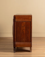 Art Deco Oak Two Door Server, Manner of Charles Dudouyt, France, 1940's - Lone Fox