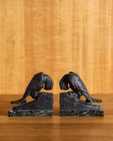 Art Deco Parrot Bookends by Georges Van De Voorde, France, 1930's - Lone Fox