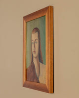 Art Deco Portrait of a Woman, Spanish School, 1920's - Lone Fox