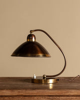 Art Deco-Style Brass Desk Lamp by Helo Leuchten, Germany, 1960s - Lone Fox